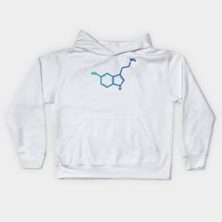 Serotonin - Blue Kids Hoodie